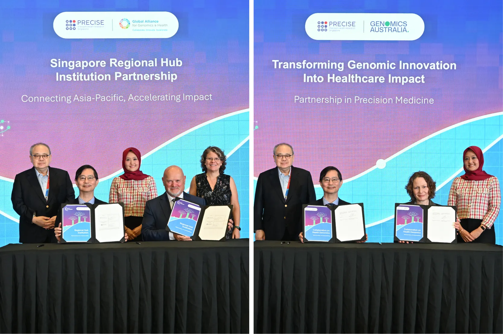 Memorandum of Understanding Signing for GA4GH Regional Hub Institution at the GA4GH 14th Plenary in Singapore